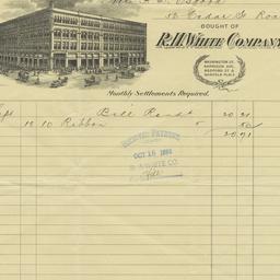 R. H. White & Co.. Bill