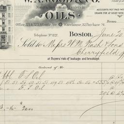 W. A. Wood & Co.. Bill