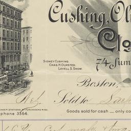 Cushing, Olmsted and Snoss....
