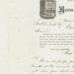 Boston Post. Letter