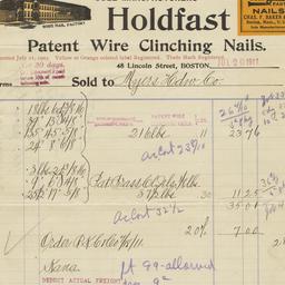 Chas. F. Baker & Co.. Bill