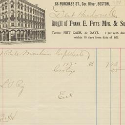 Frank E. Fitts Mfg. & S...