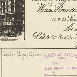 Los Angeles Company. Bill
