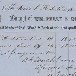 Wm. Perry & Co.. Bill