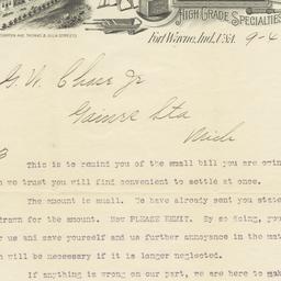S.F. Bowser & Co.. Letter