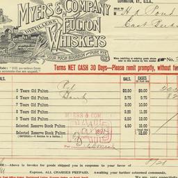 Myers & Company. Bill