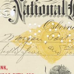 Exchange National Bank. Check