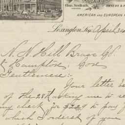 Phoenix. Letter
