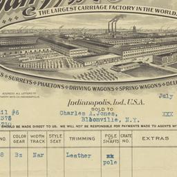 Parry Mfg. Co.. Bill