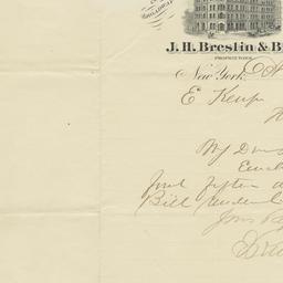 Gilsey House. Letter