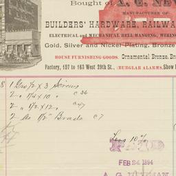 A. G. Newman. Bill