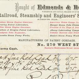 Edmonds & Benton. Bill