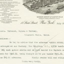 J. B. King & Co.. Letter