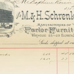M. & H. Schrenkeisen. Bill
