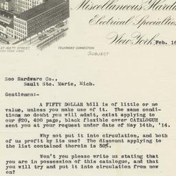 Francis Keil & Son. Letter