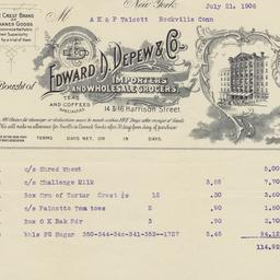 Edward D. Depew & Co.. ...