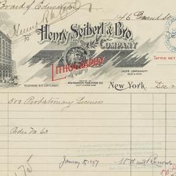 Henry Seibert & Bros.. ...