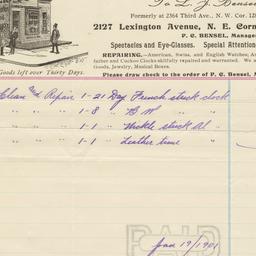 L. J. Bensel. Bill