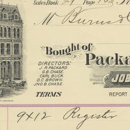 Packard Hardware Co.. Bill