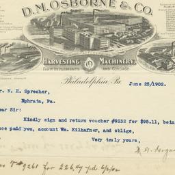 D. M. Osborne & Co.. Le...