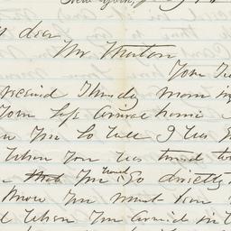 St. James Hotel. Letter