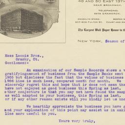 Richard E. Thibaut. Letter
