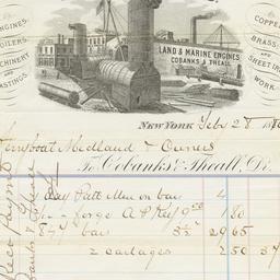 New York Iron Works. Bill