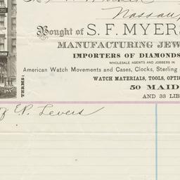 S.F. Myers & Co.. Bill