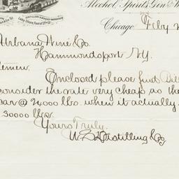 U.S. Distilling Co.. Letter