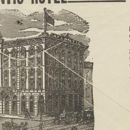 Atlantic Hotel. Envelope