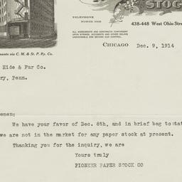 Pioneer Paper Stock Co.. Le...
