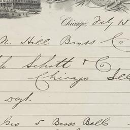 Sherman House. Letter