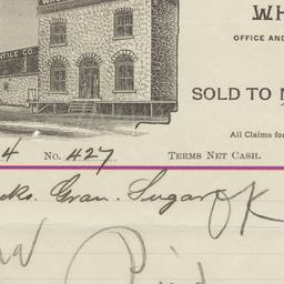 Union Mercantile Co.. Bill