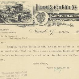 Flood & Conklin Co.. Le...