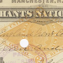 Merchants National Bank. Check