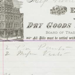 E. W. Willard & Co.. Bill