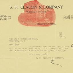 S. H. Clausin & Company...