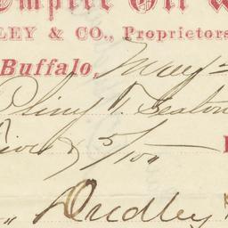 Empire Oil Works. Bill