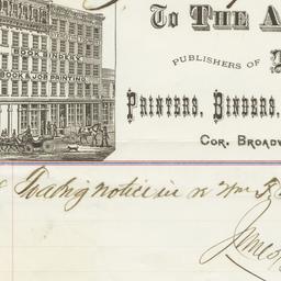 Argus Company. Bill