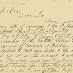R. S. McNeill. Letter