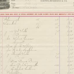Wm. Hengerer Co.. Bill