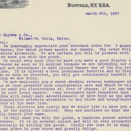 Buffalo Specialty Company. ...