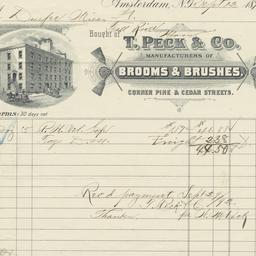 T. Peck & Co.. Bill