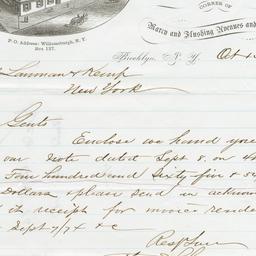 Moller & Schumann. Letter