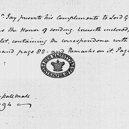 [Document, 1794 August 03]