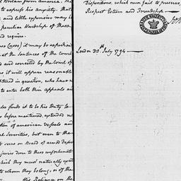 [Document, 1794 July 30]