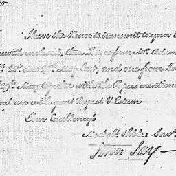 [Document, 1786 July 19]