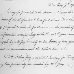 [Document, 1784 May 07]
