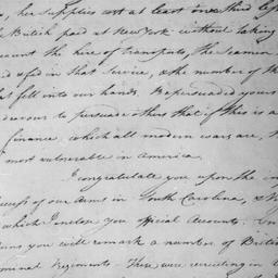 [Document, 1781 November 01]