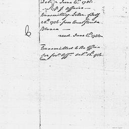 [Document, 1786 June 06]